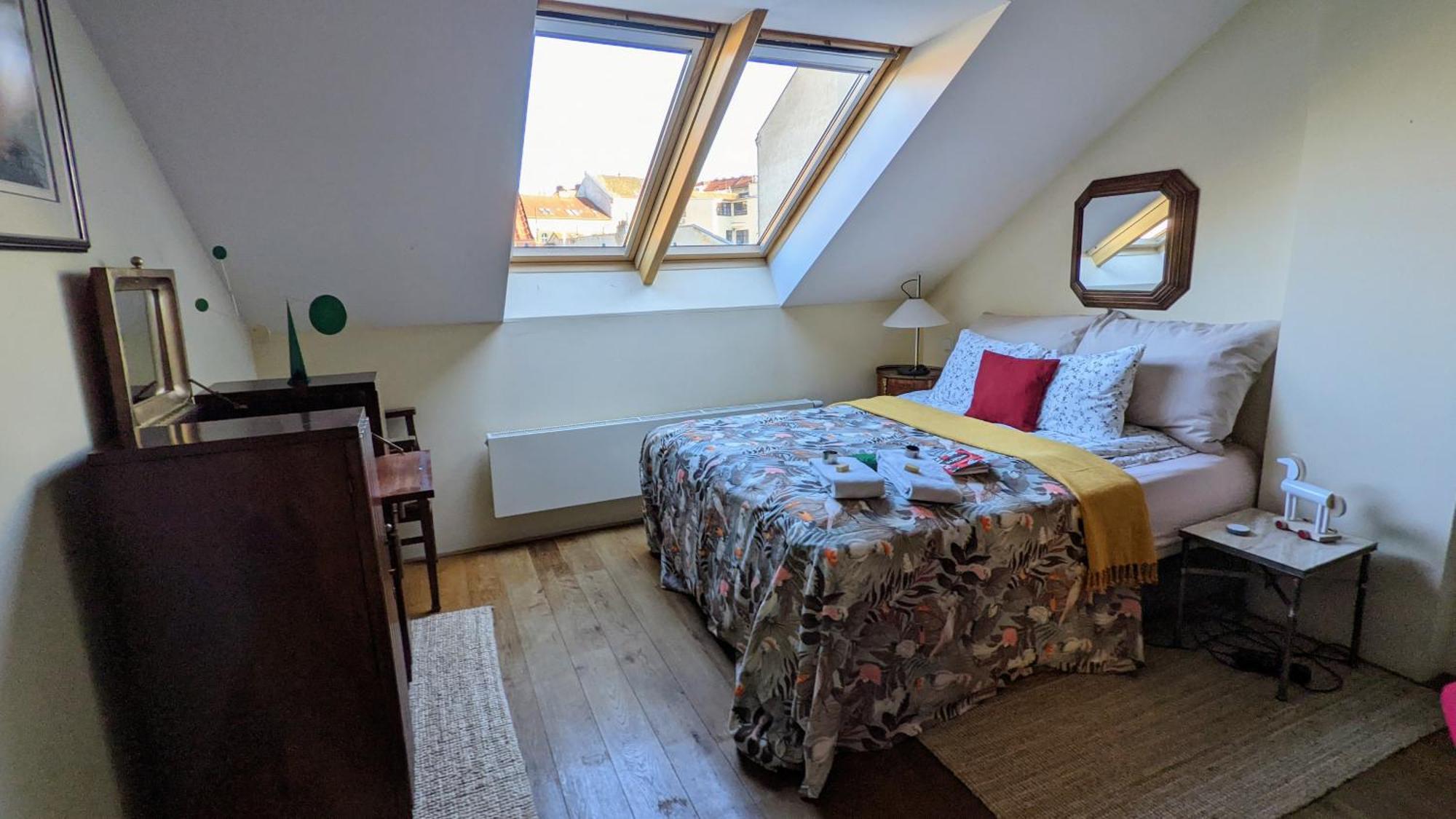 Guestrooms, Rooftop With Garden, Spacious Living Room, Character And Fireplace Praga