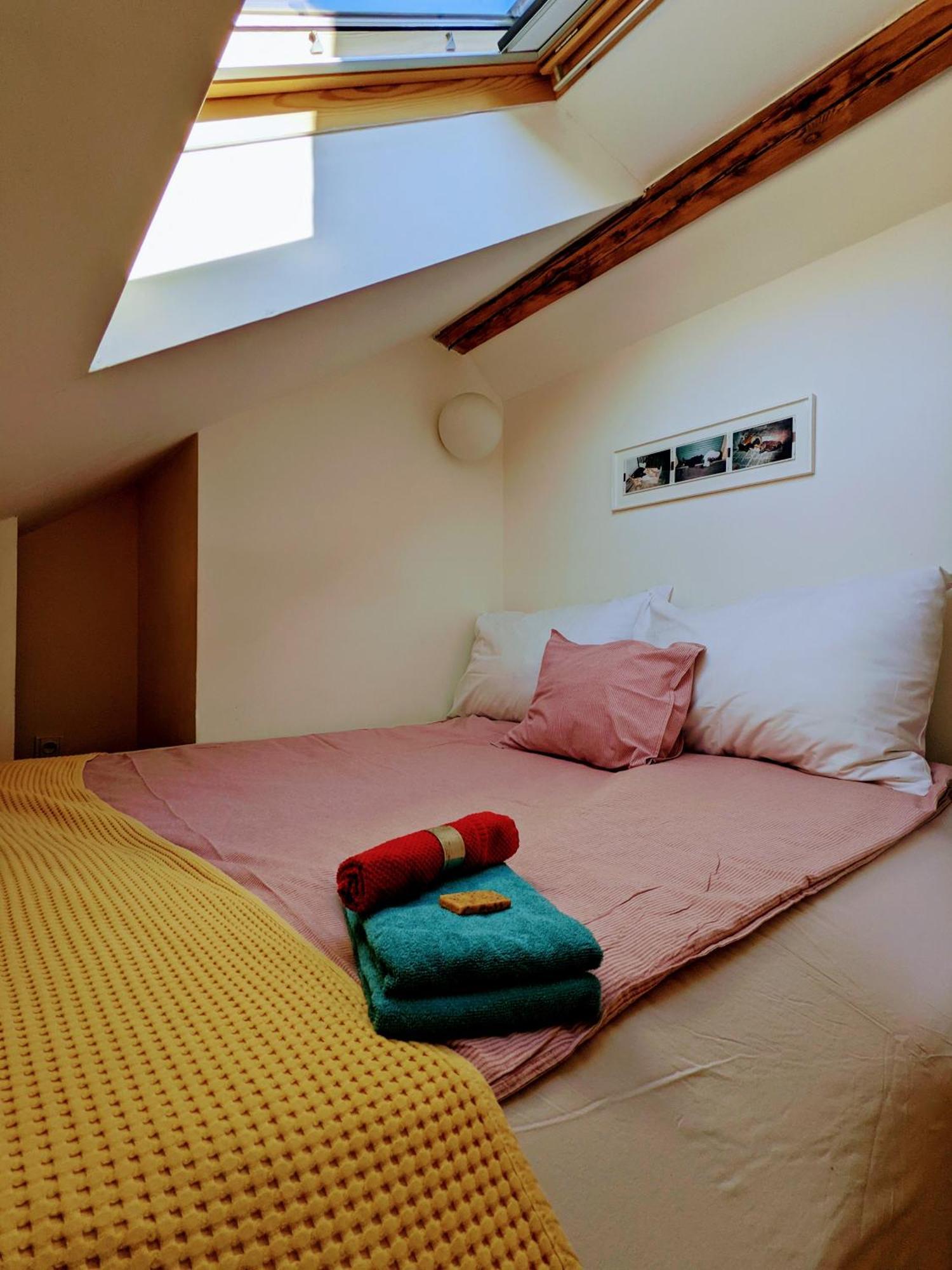 Guestrooms, Rooftop With Garden, Spacious Living Room, Character And Fireplace Praga