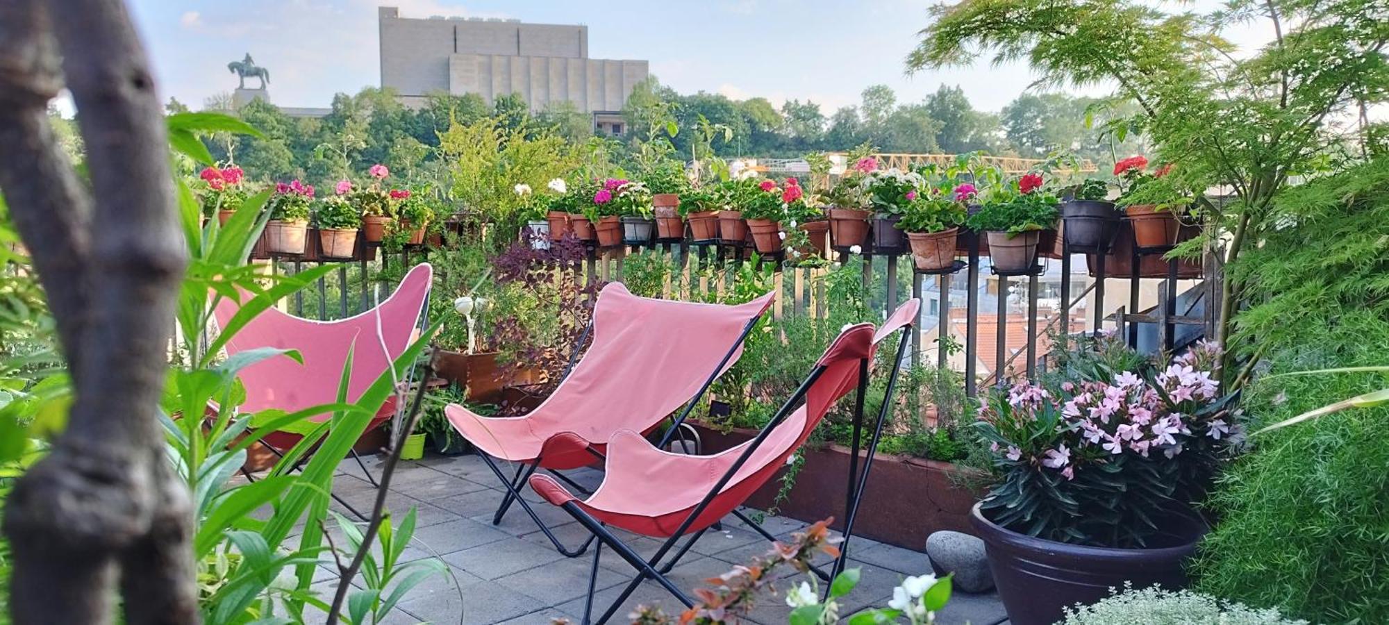 Guestrooms, Rooftop With Garden, Spacious Living Room, Character And Fireplace Affittacamere Praga